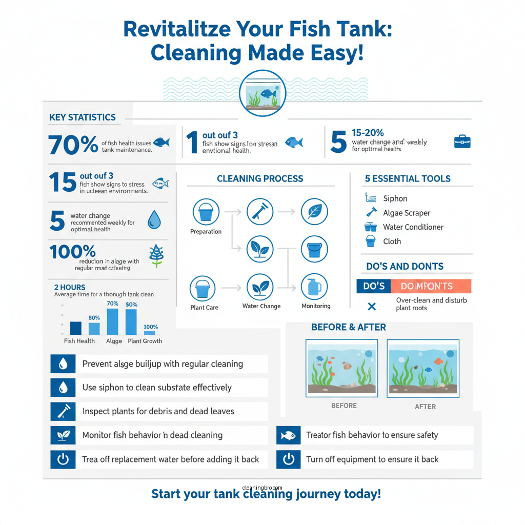 how to clean planted fish tank - Data Infographic and Statistics
