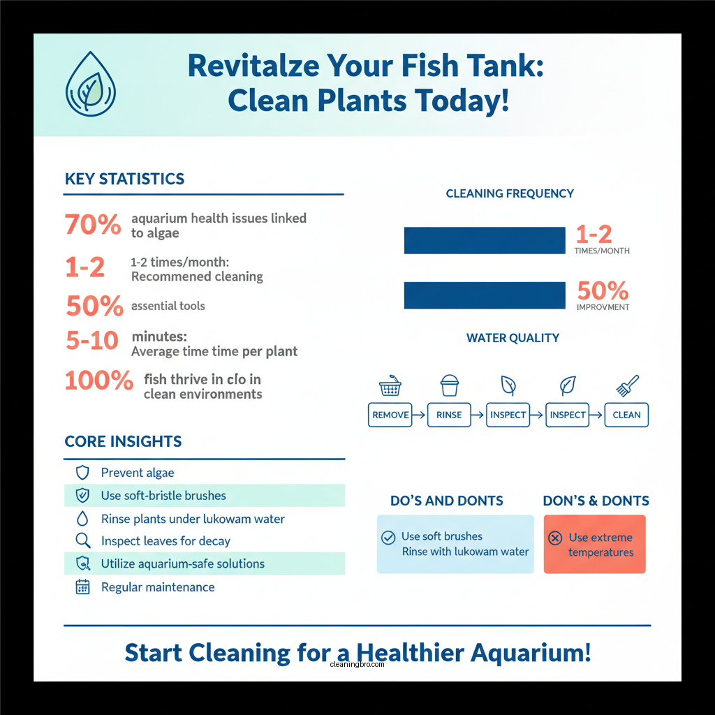 how to clean plants for fish tank - Data Infographic and Statistics