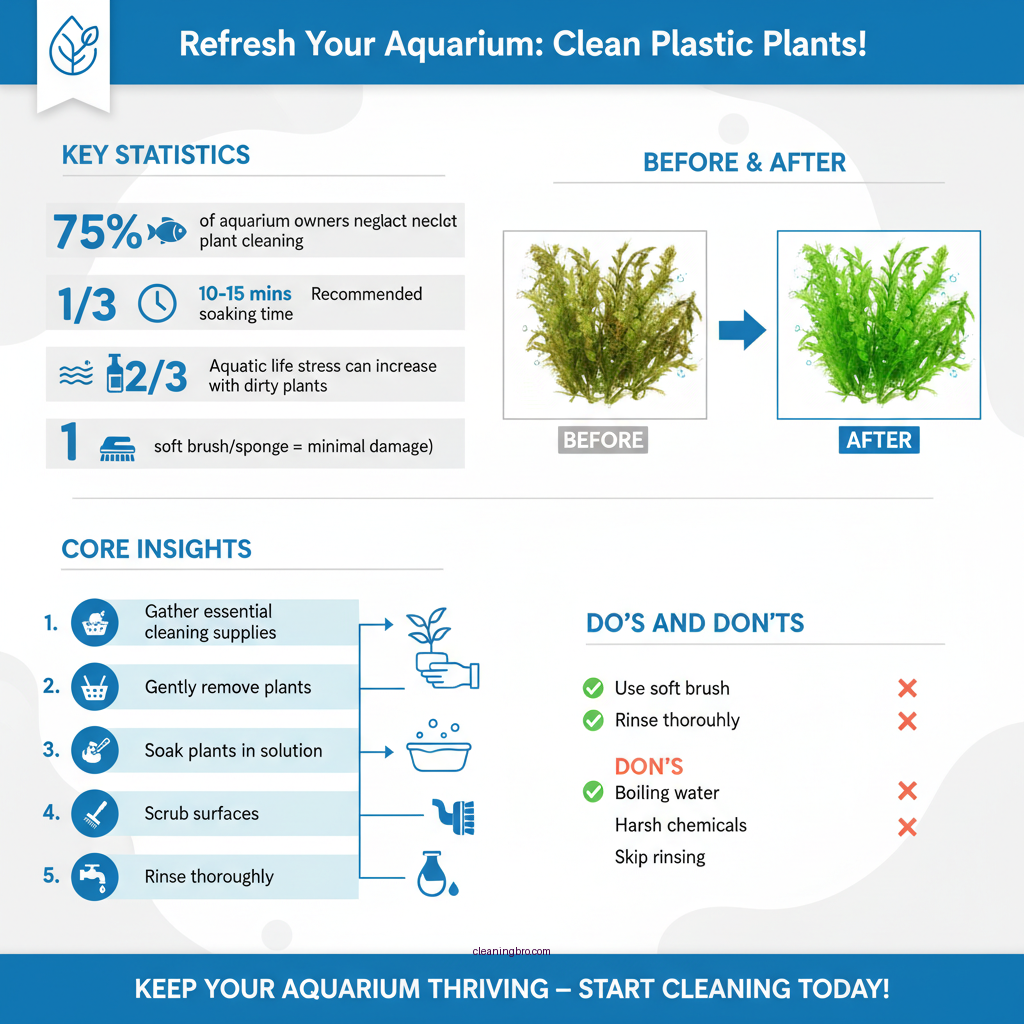 how to clean plastic aquarium plants - Data Infographic and Statistics