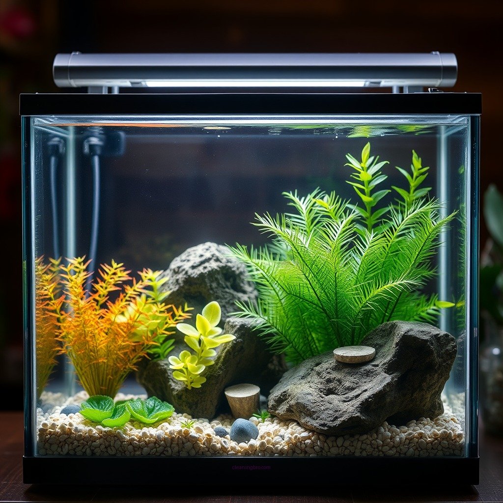 Remove Plants from the Aquarium - how to clean plastic aquarium plants