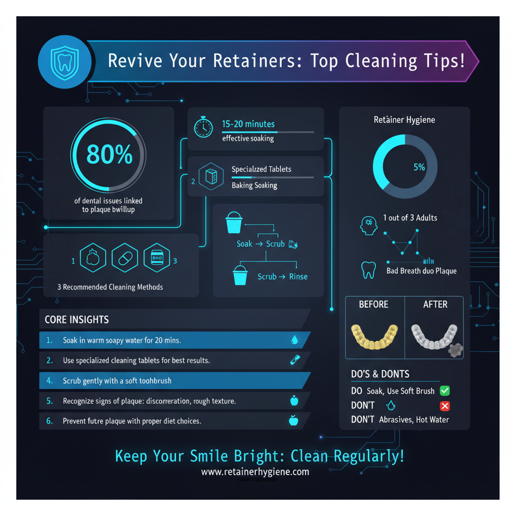 how to clean plastic retainers with plaque - Data Infographic and Statistics