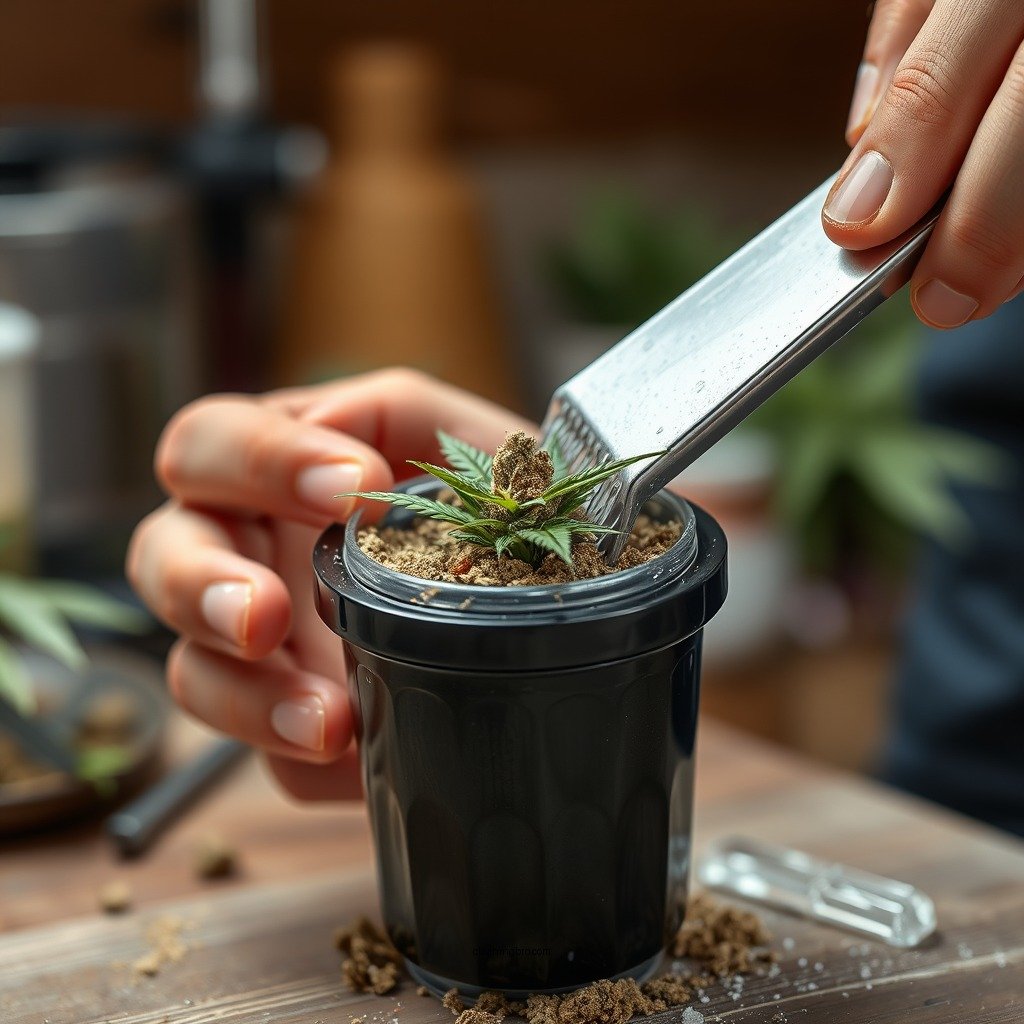 Step-by-Step Cleaning Process - how to clean plastic weed grinder