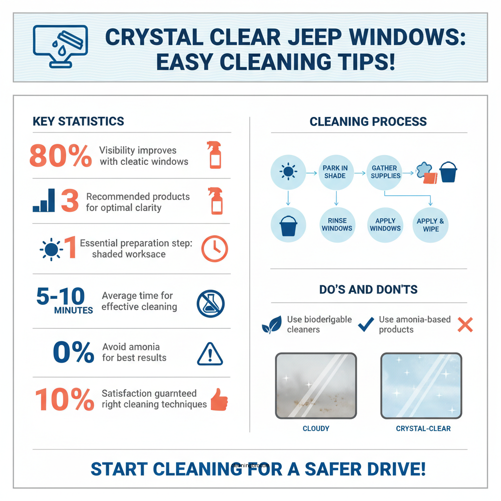 how to clean plastic windows on jeep - Data Infographic and Statistics