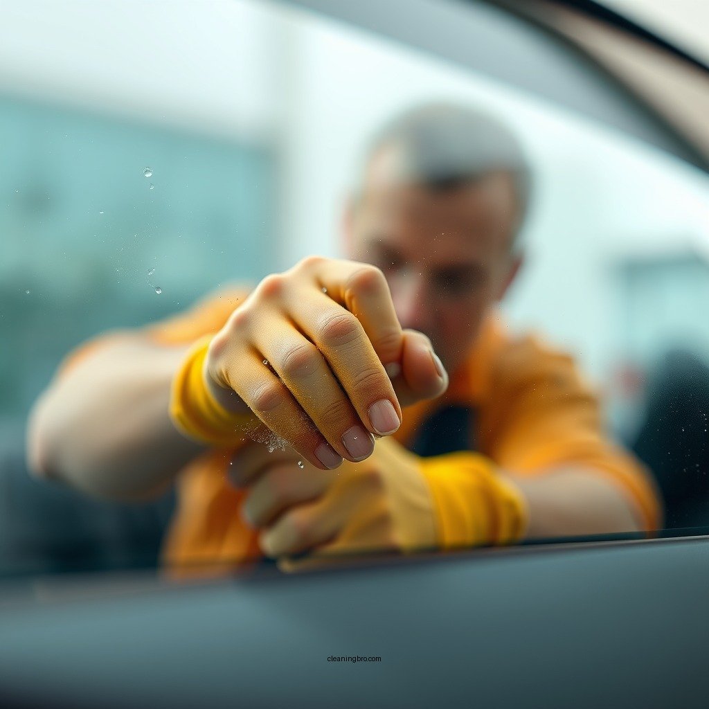 Step-by-Step Cleaning Process - how to clean plastic windshield