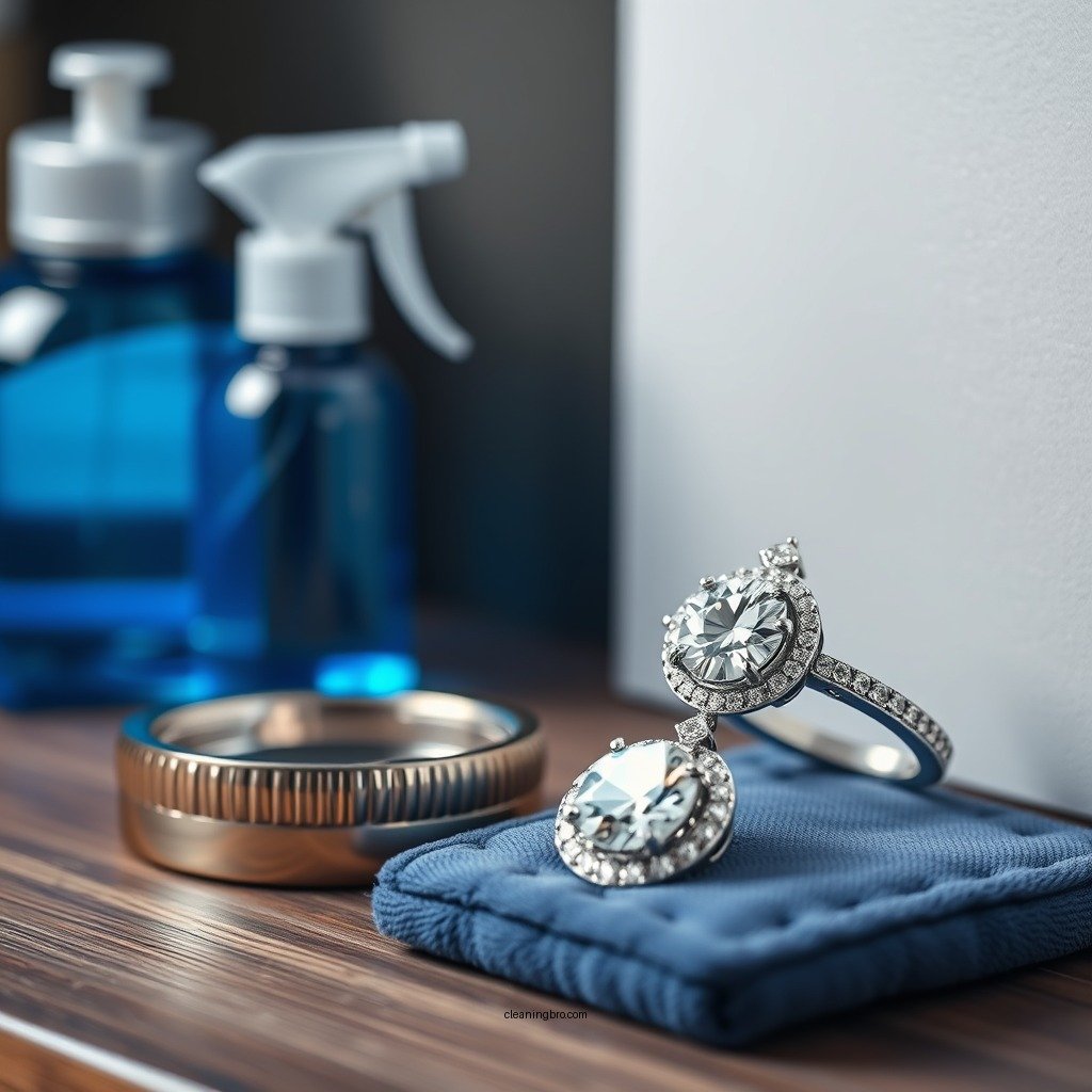 Basic Cleaning Supplies - how to clean platinum jewelry