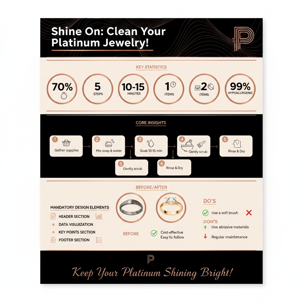 how to clean platinum jewelry - Data Infographic and Statistics