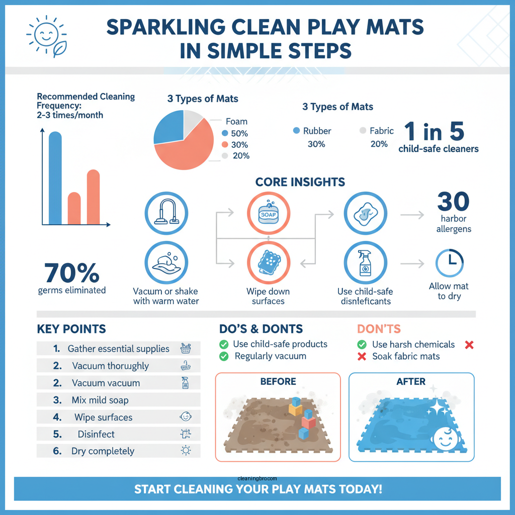 how to clean play mats - Data Infographic and Statistics
