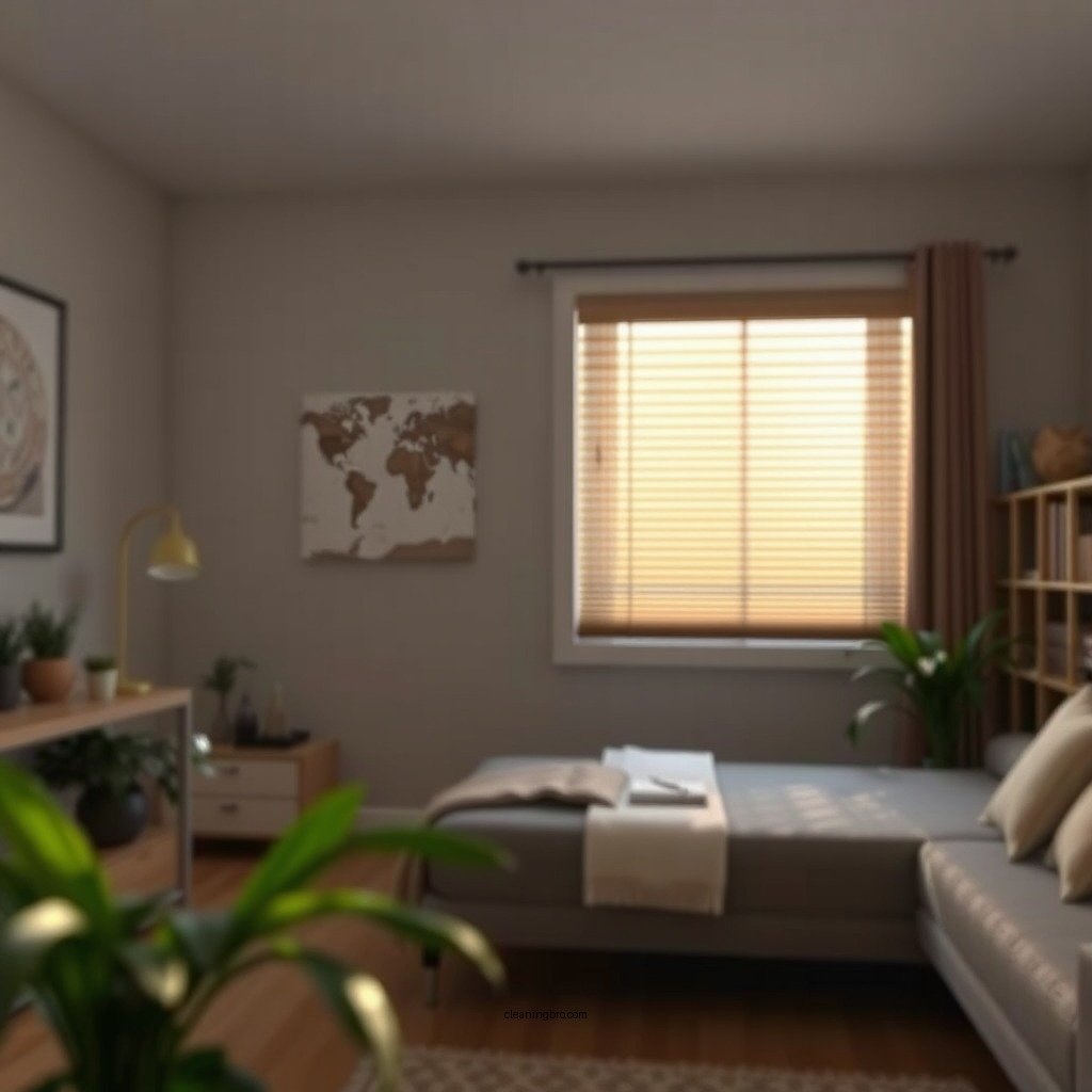 Dusting the Blinds - how to clean pleated cloth blinds