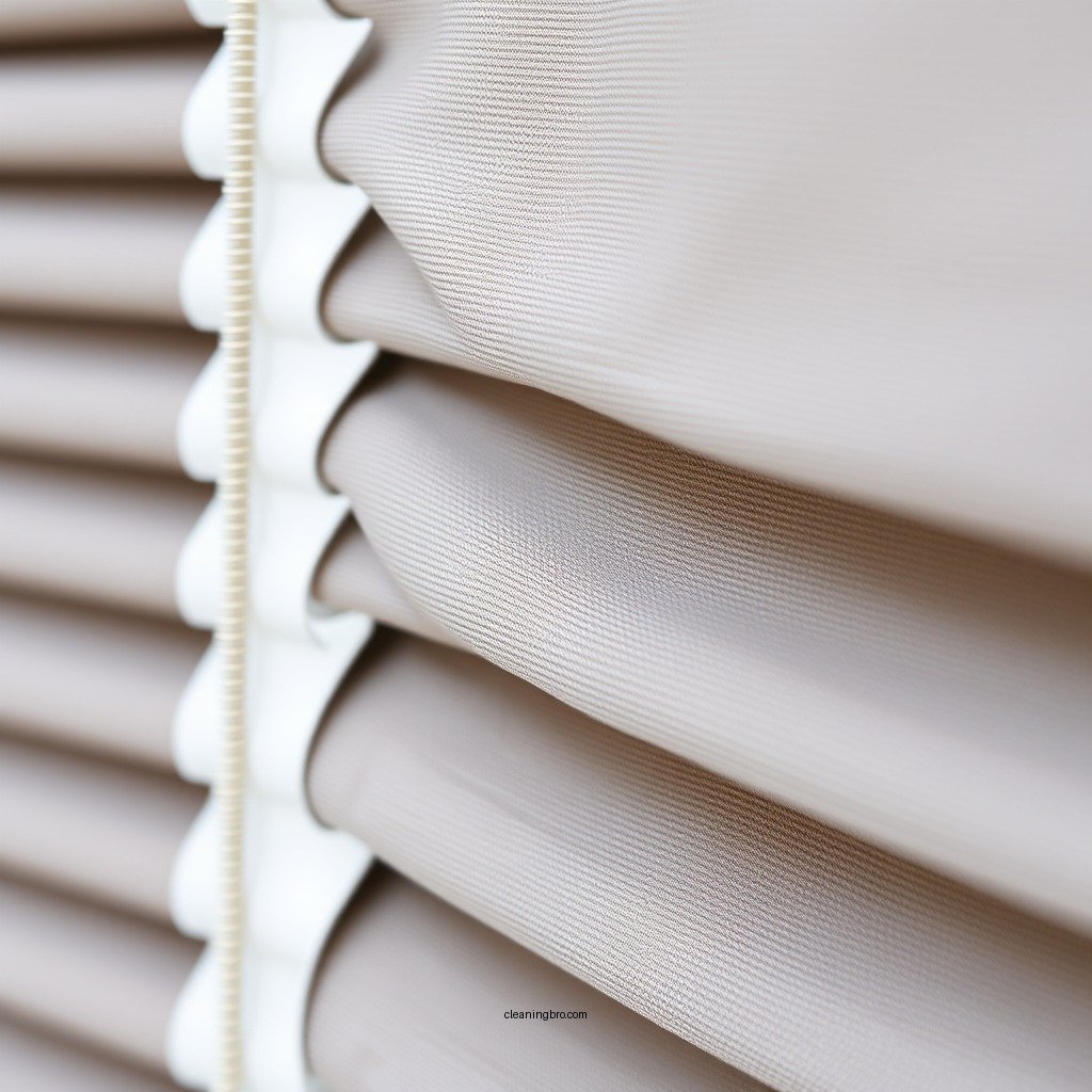 Spot Cleaning Stains - how to clean pleated fabric blinds