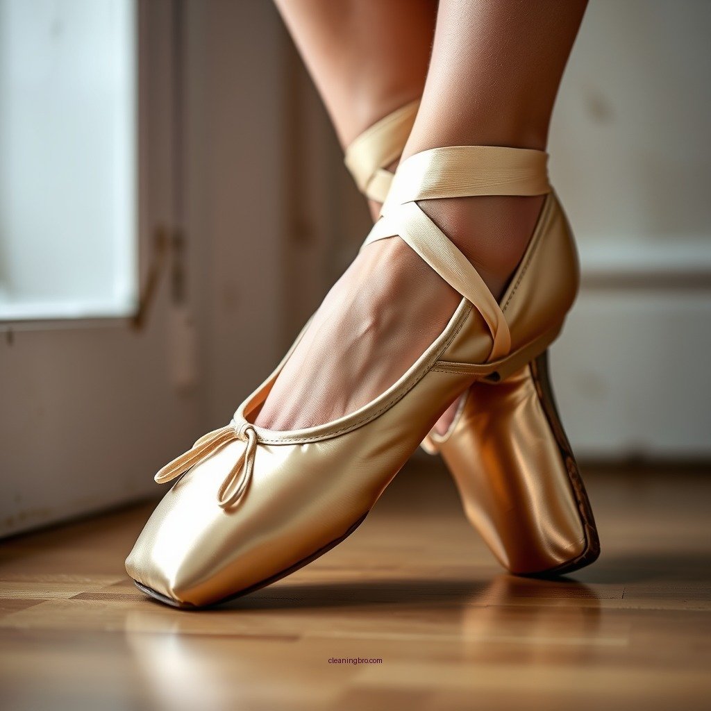 Cleaning the Exterior - how to clean pointe shoes