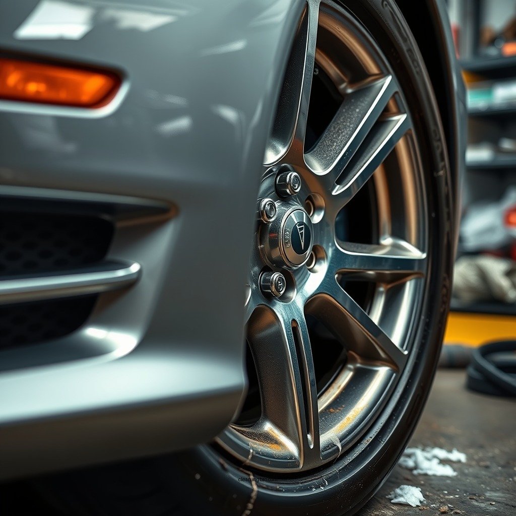 Prepare the Wheels for Cleaning - how to clean polished wheels