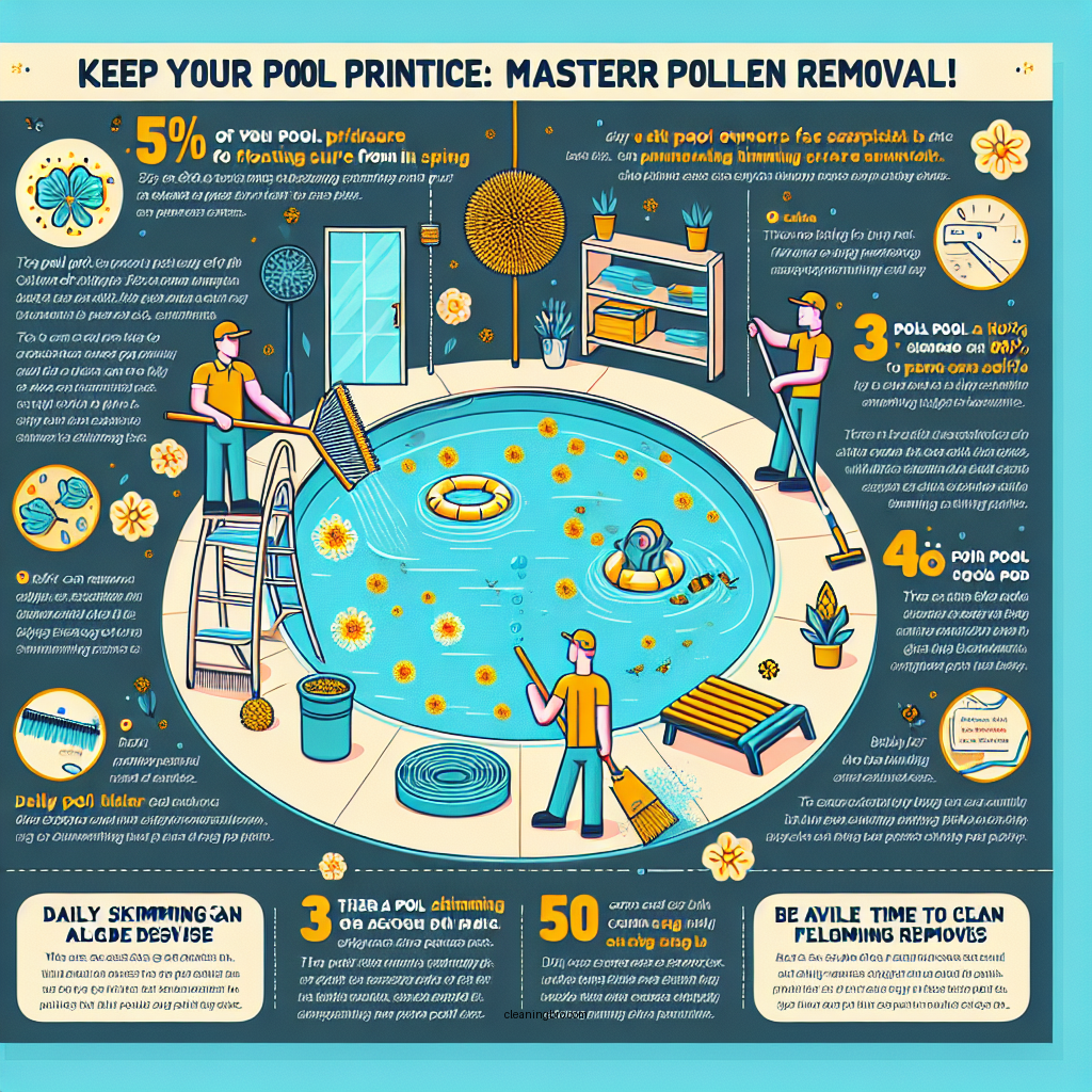 how to clean pollen from pool - Data Infographic and Statistics