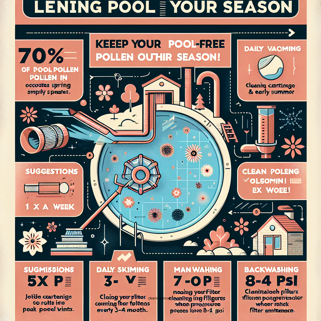 how to clean pollen out of pool - Data Infographic and Statistics