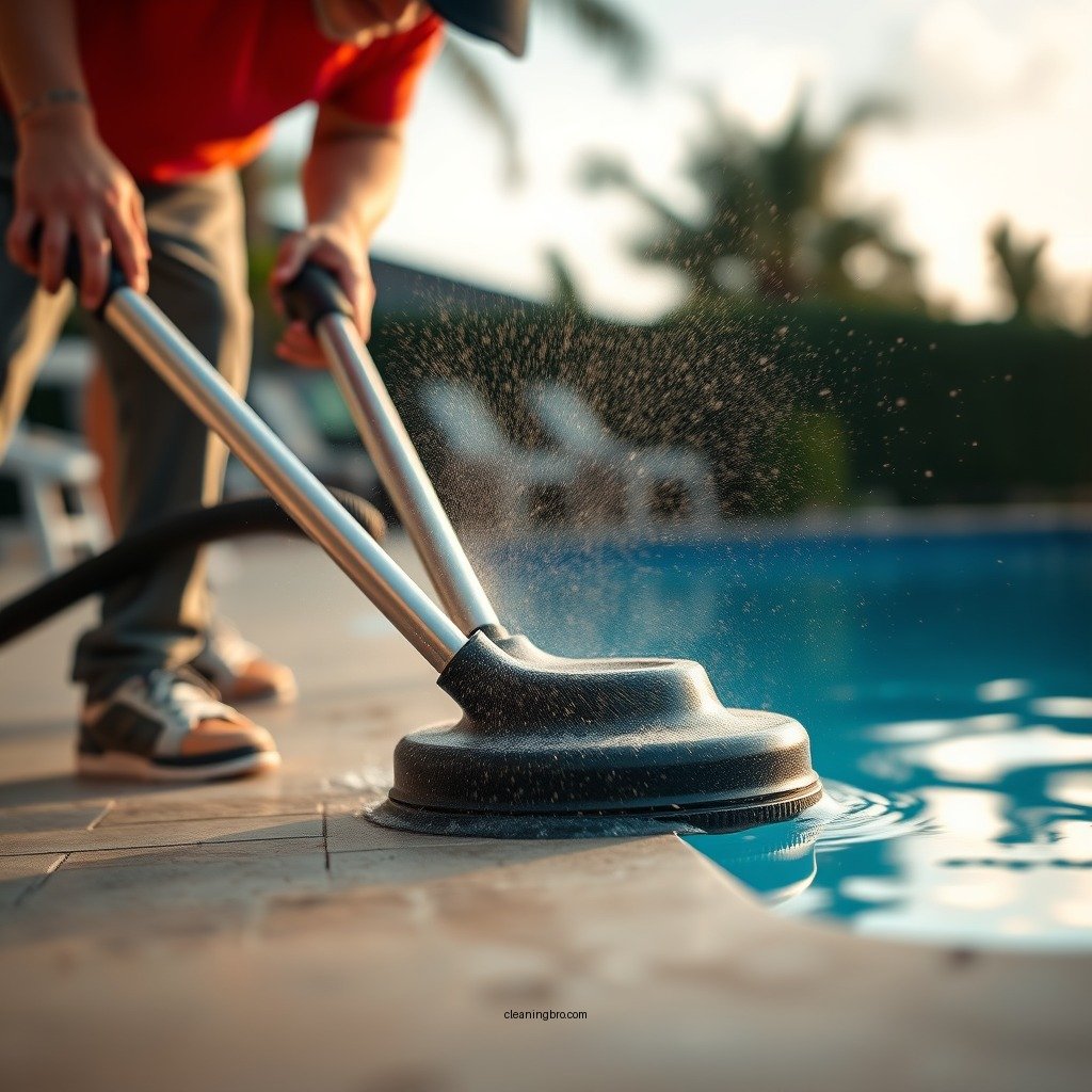 Vacuuming the Pool - how to clean pollen out of pool