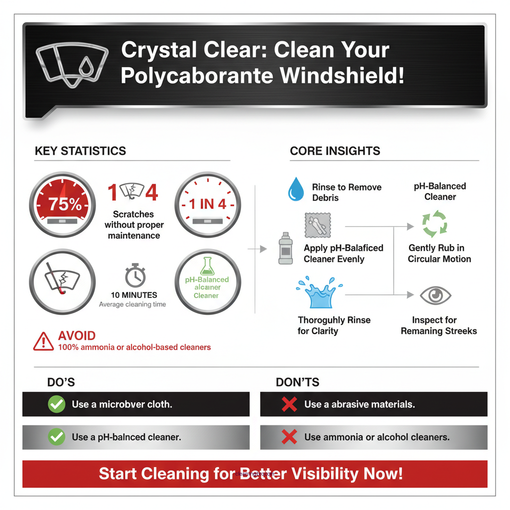 how to clean polycarbonate windshield - Data Infographic and Statistics