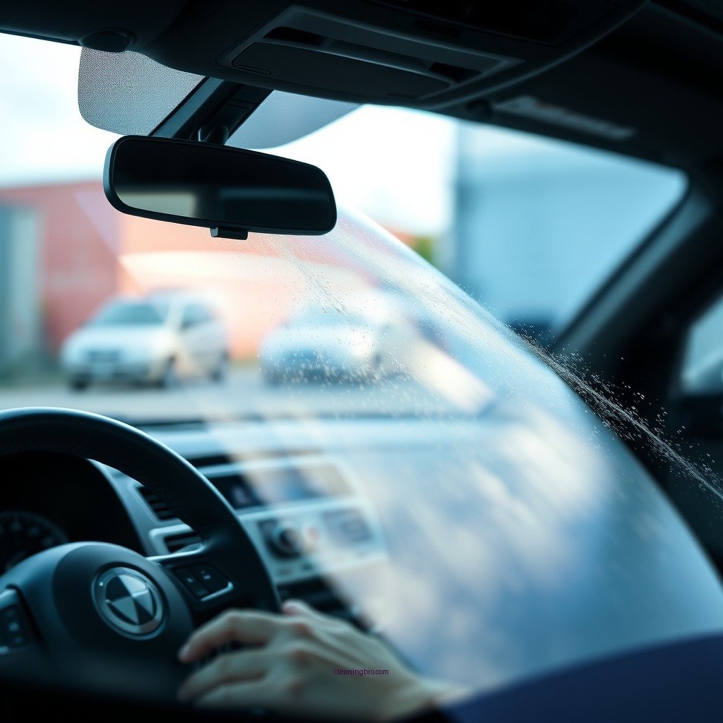Prepare the Windshield for Cleaning - how to clean polycarbonate windshield
