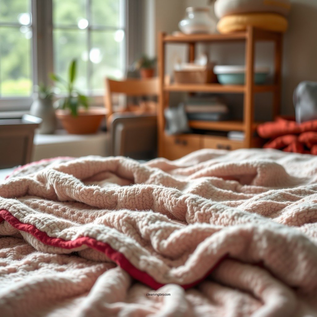 Pre-Cleaning Preparation - how to clean polyester blanket