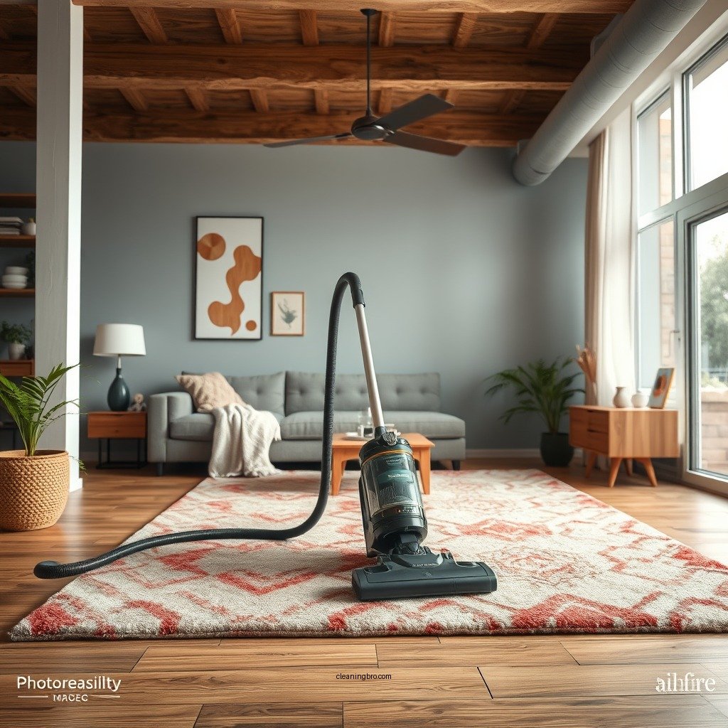 Regular Vacuuming - how to clean polyester rug