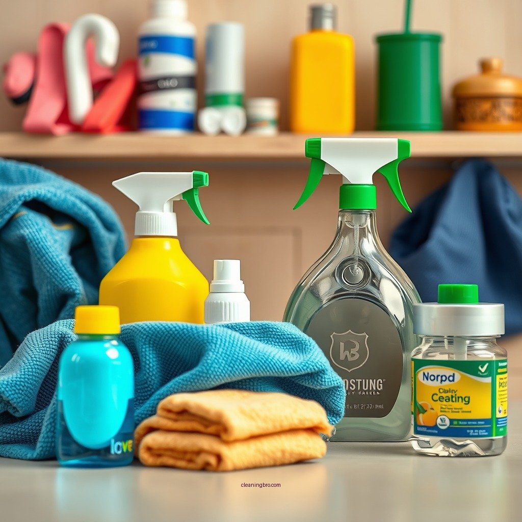 Gather Your Cleaning Supplies - how to clean polyurethane fabric