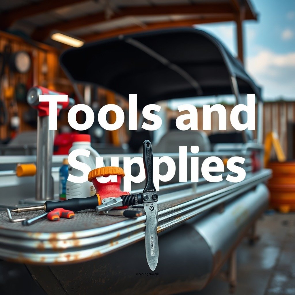 Tools and Supplies Needed - how to clean pontoon boat aluminum