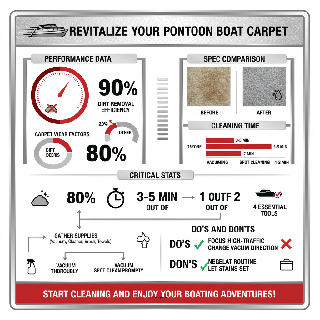 how to clean pontoon boat carpet - Data Infographic and Statistics