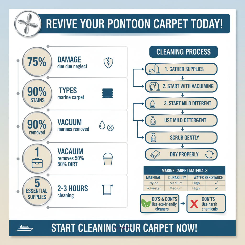how to clean pontoon carpet - Data Infographic and Statistics