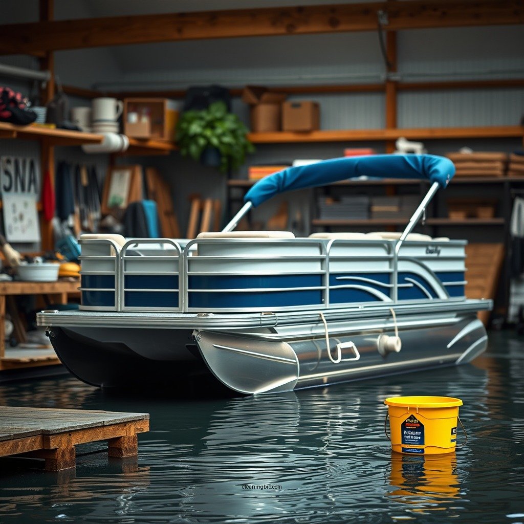 Gather Your Cleaning Supplies - how to clean pontoon