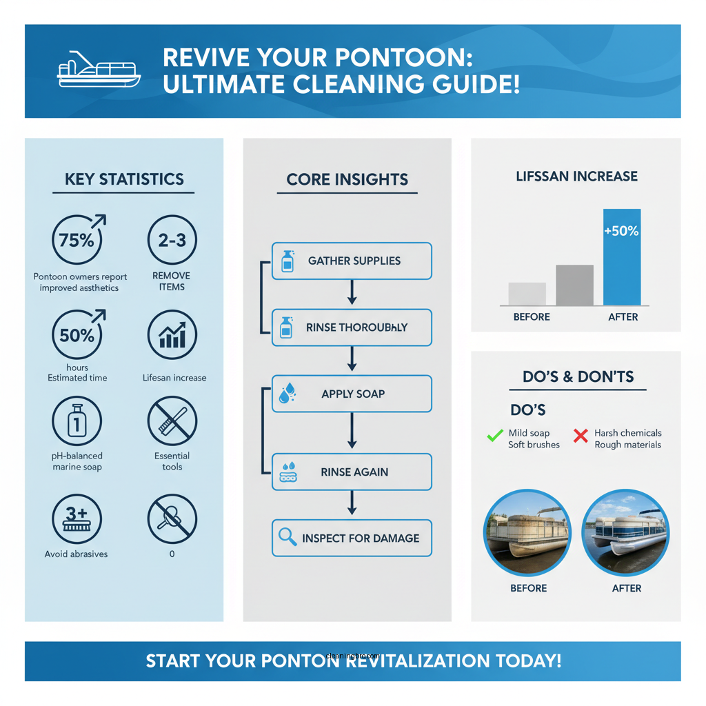 how to clean pontoon - Data Infographic and Statistics
