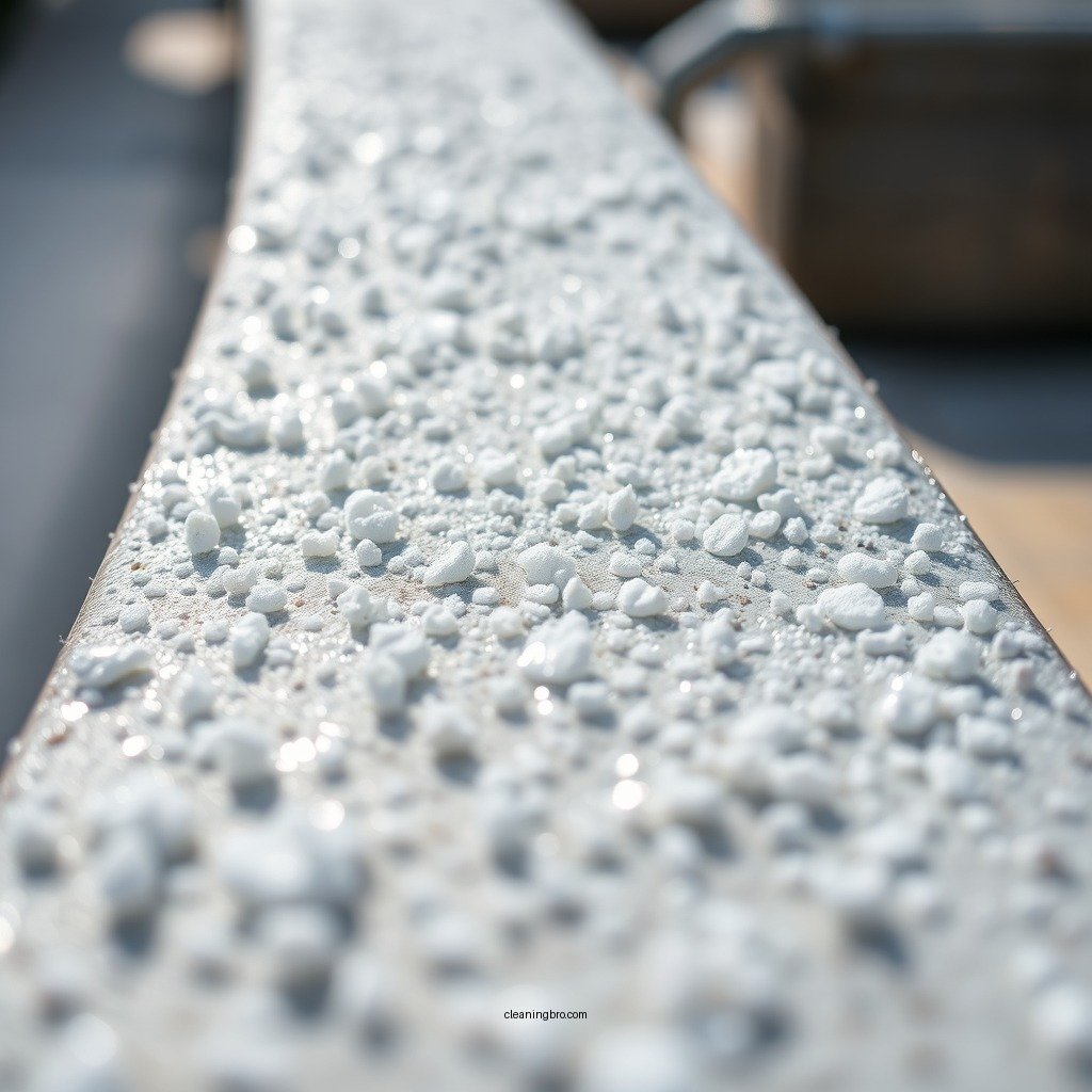 Apply the Cleaner - how to clean pontoons on a pontoon boat