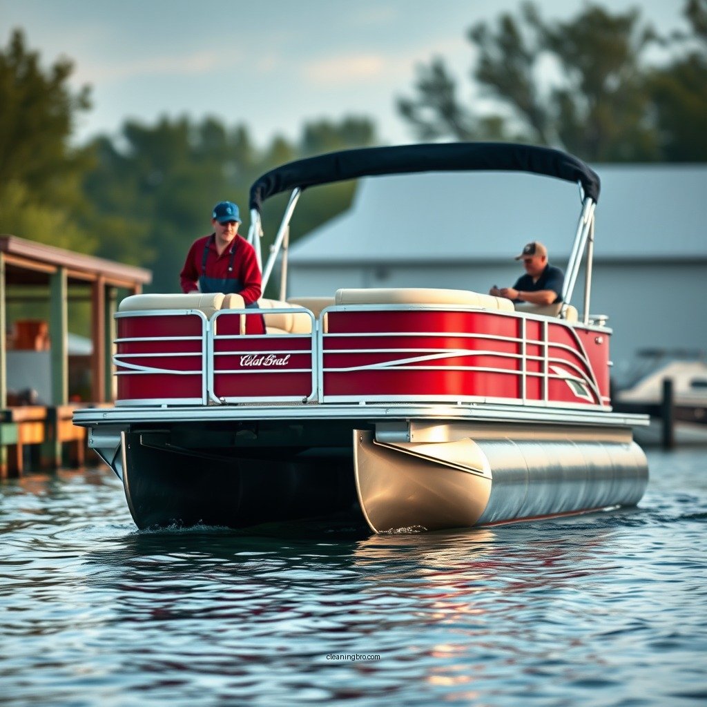 Preparing Your Pontoon Boat - how to clean pontoons on pontoon boat