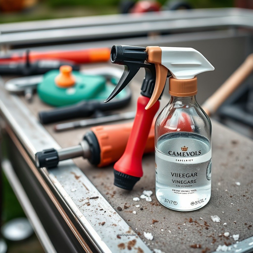 Essential Cleaning Tools - how to clean pontoons with vinegar