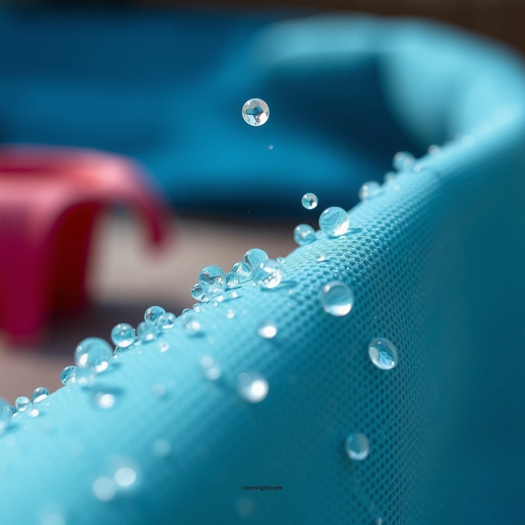 Rinse the Pool Cover - how to clean pool cover