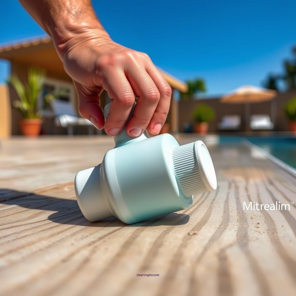 Select and Apply the Cleaning Solution - how to clean pool deck
