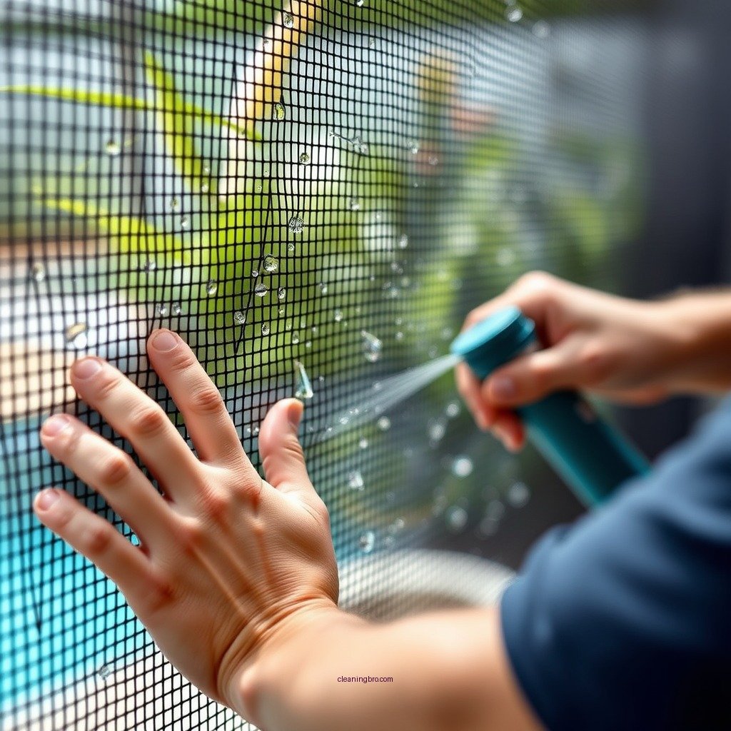 Step-by-Step Cleaning Process - how to clean pool screens