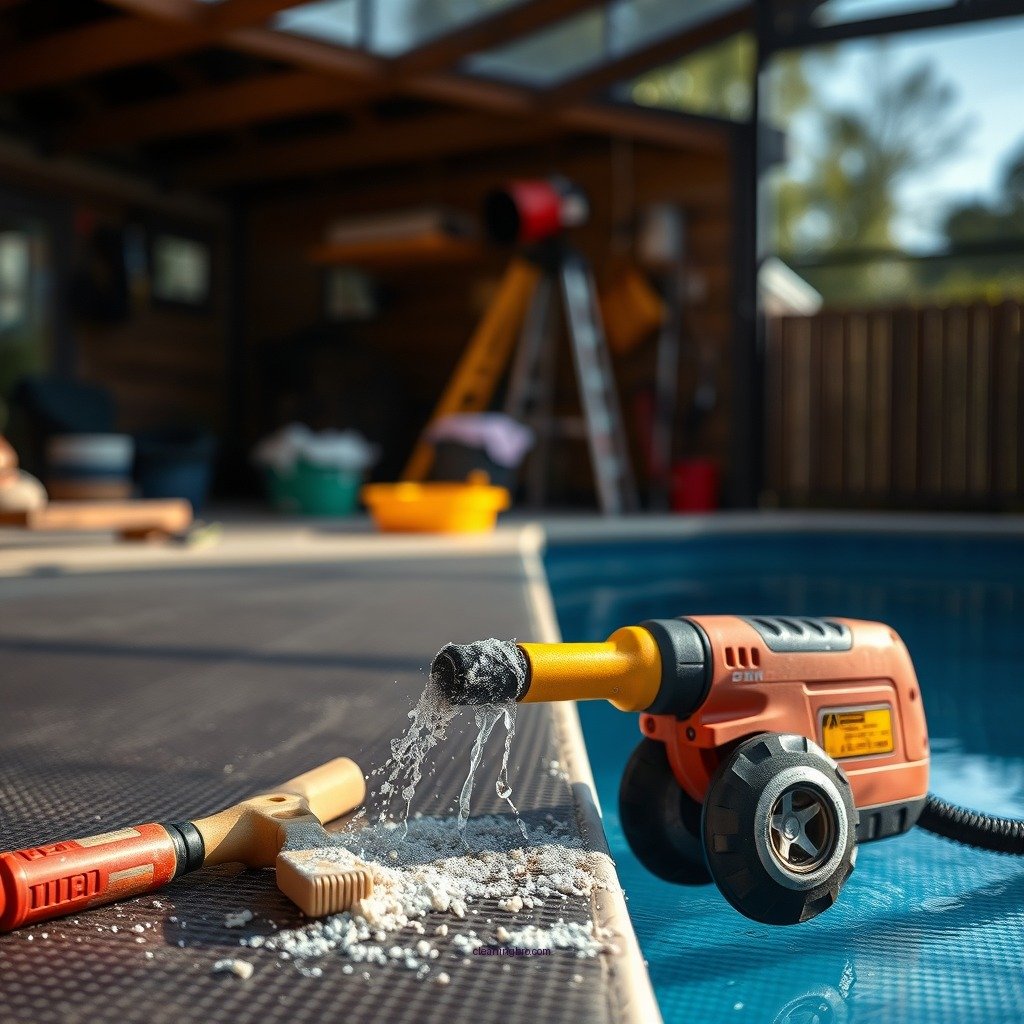 Tools Needed for Cleaning - how to clean pool screens