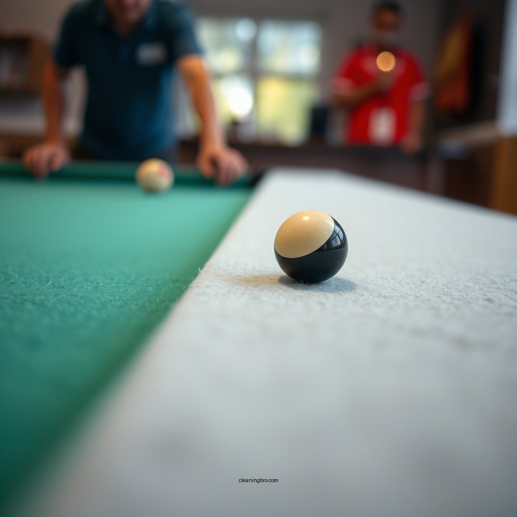 Clean the Felt Surface - how to clean pool table