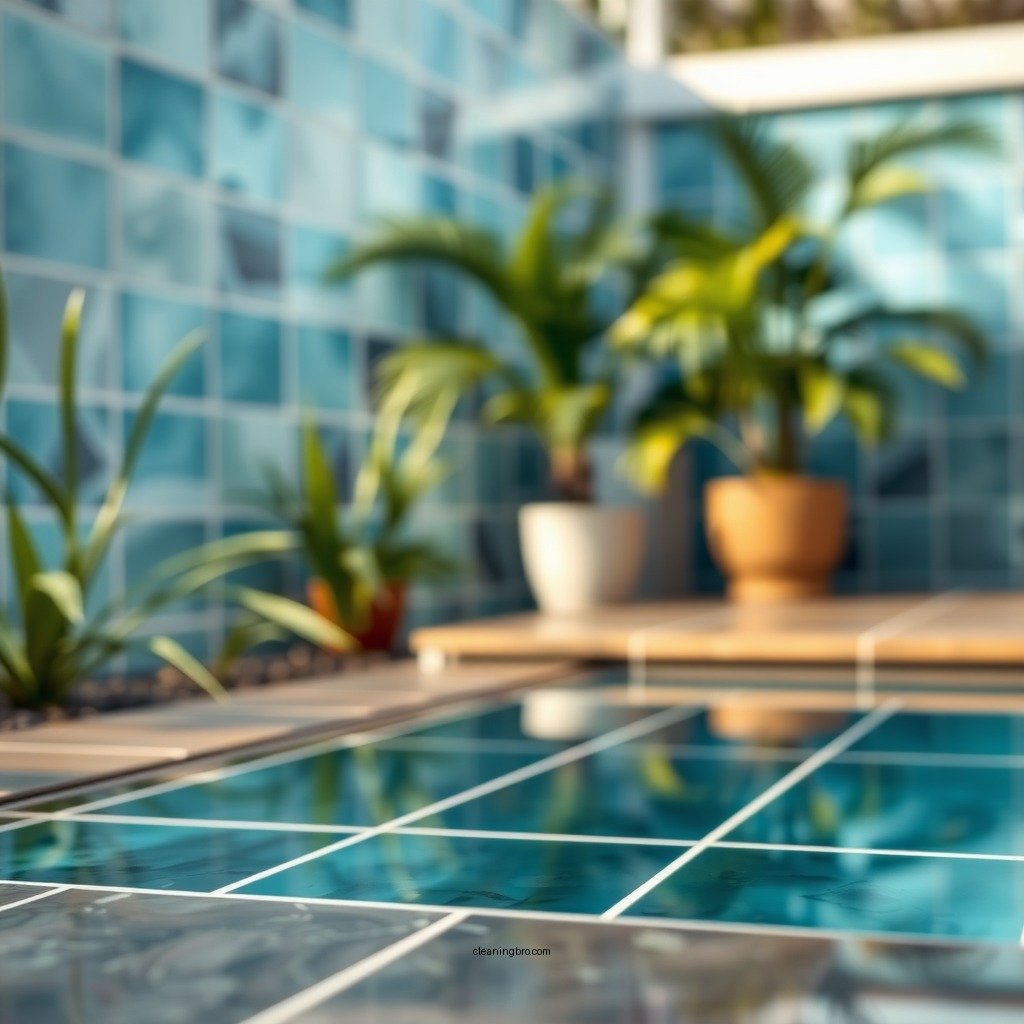 Understanding Pool Tile Materials - how to clean pool tile