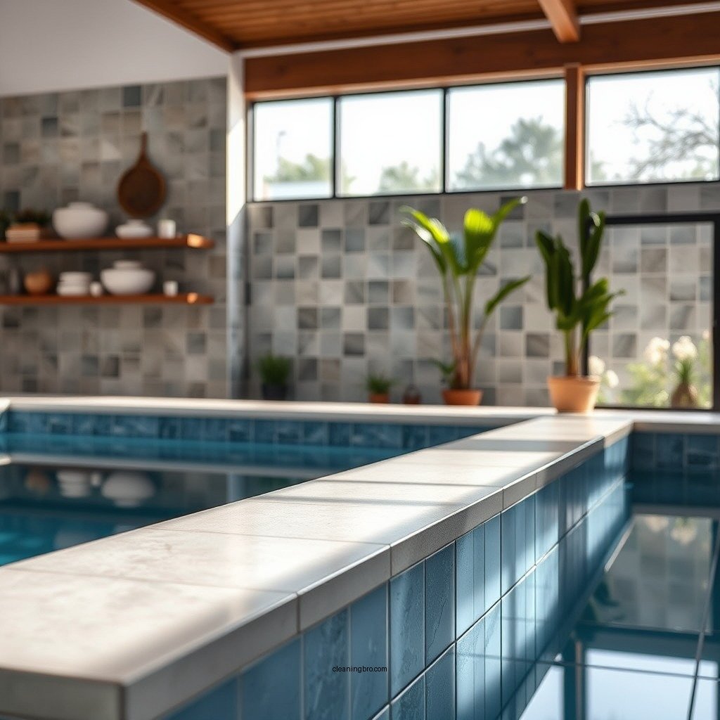 Understanding Pool Tile and Grout Materials - how to clean pool tiles and grout