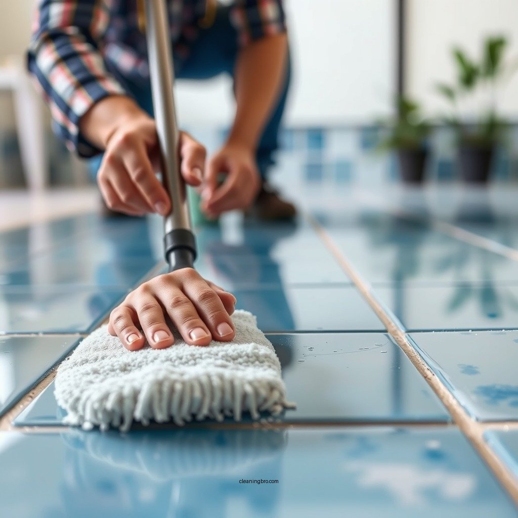 Step-by-Step Cleaning Process - how to clean pool tiles