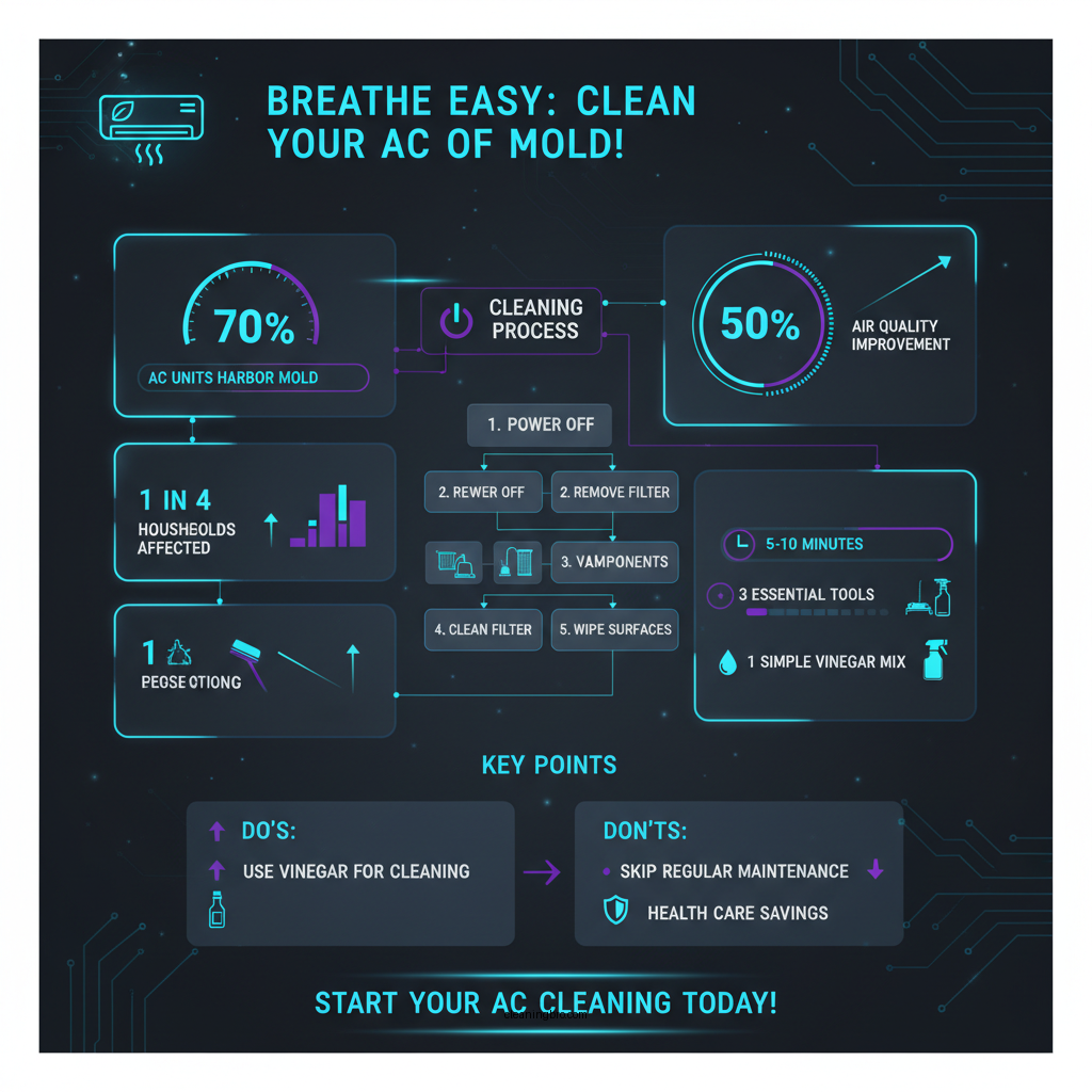 how to clean portable air conditioner mold - Data Infographic and Statistics