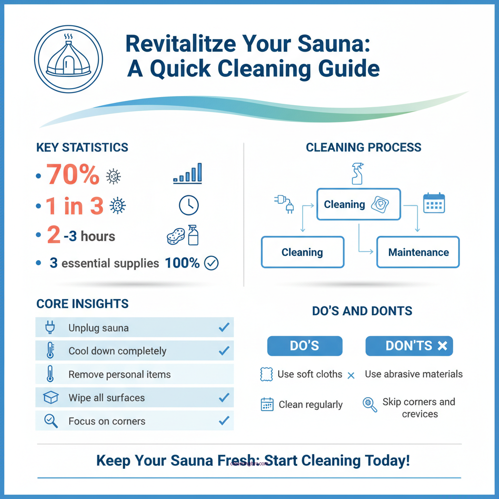 how to clean portable sauna - Data Infographic and Statistics