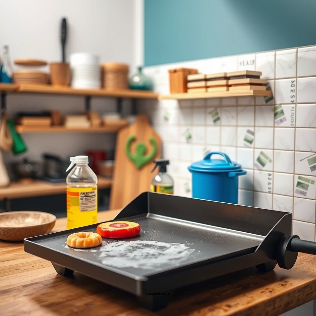 Gather Your Cleaning Supplies - how to clean presto griddle