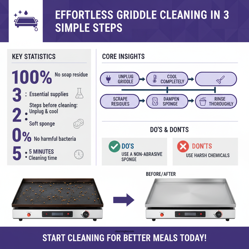 how to clean presto griddle - Data Infographic and Statistics