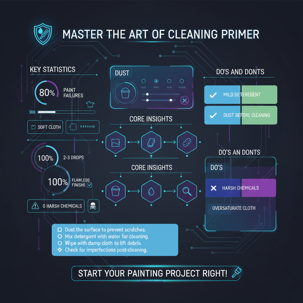 how to clean primer before paint - Data Infographic and Statistics