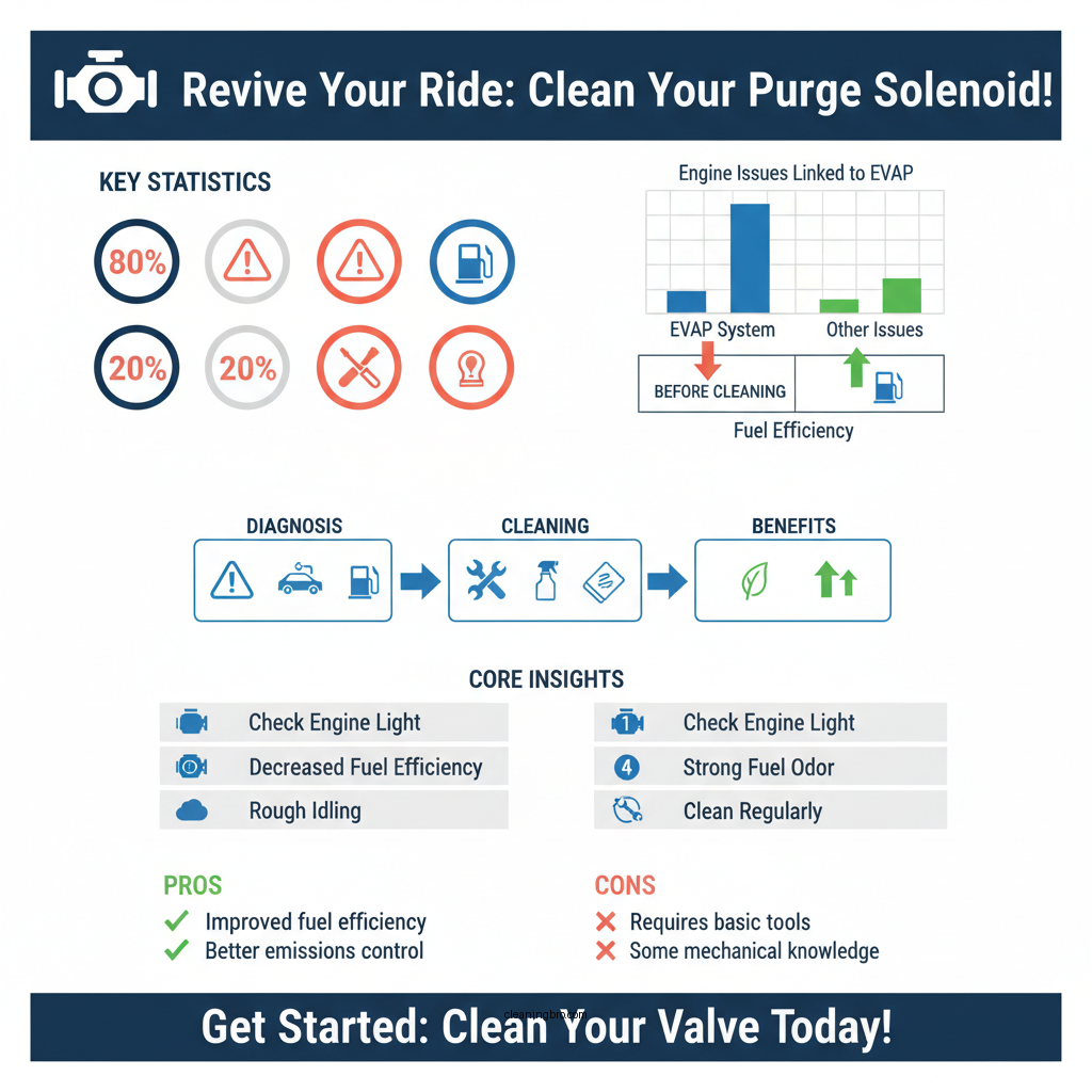 how to clean purge solenoid valve - Data Infographic and Statistics