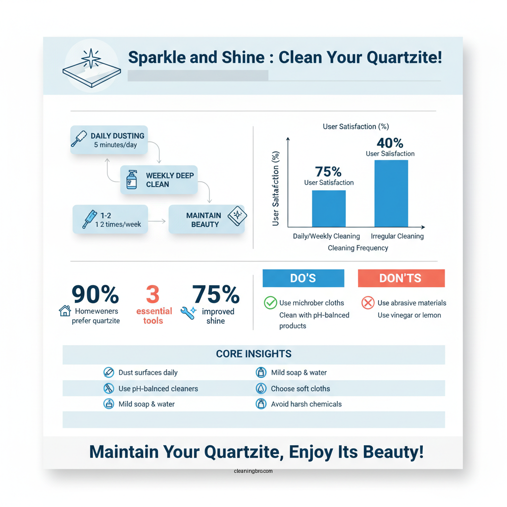 how to clean quartzite - Data Infographic and Statistics