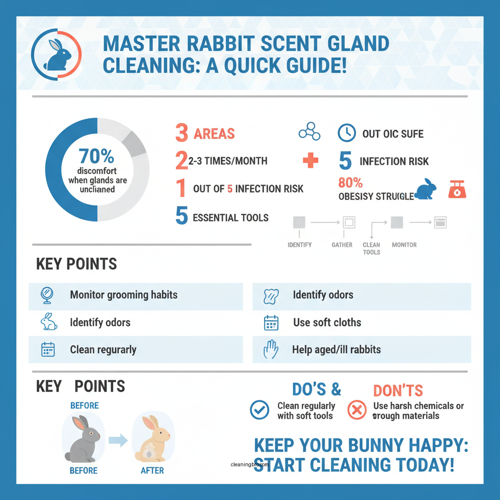 how to clean rabbit scent glands - Data Infographic and Statistics