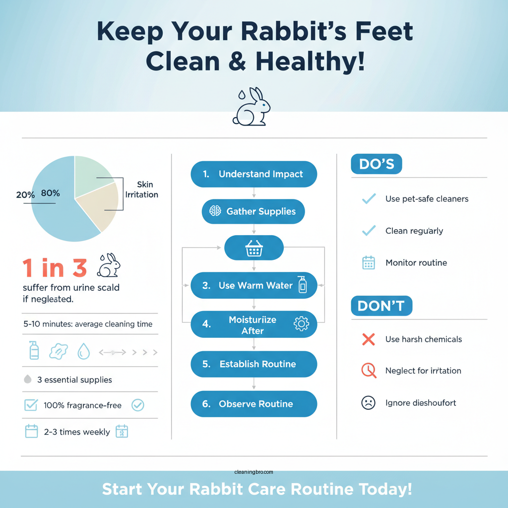 how to clean rabbits feet urine - Data Infographic and Statistics