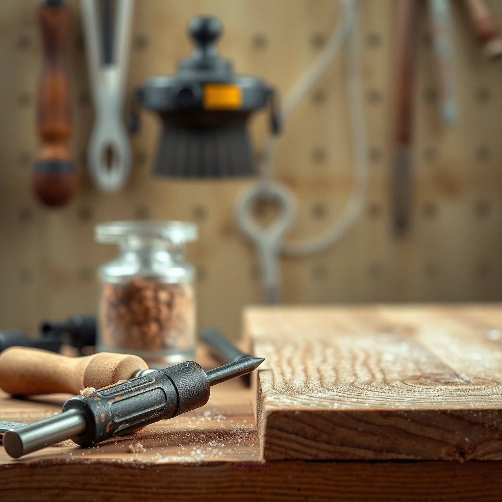 Essential Tools for Cleaning - how to clean raw wood
