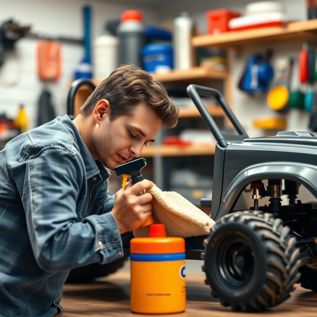Gather Your Cleaning Supplies - how to clean rc truck